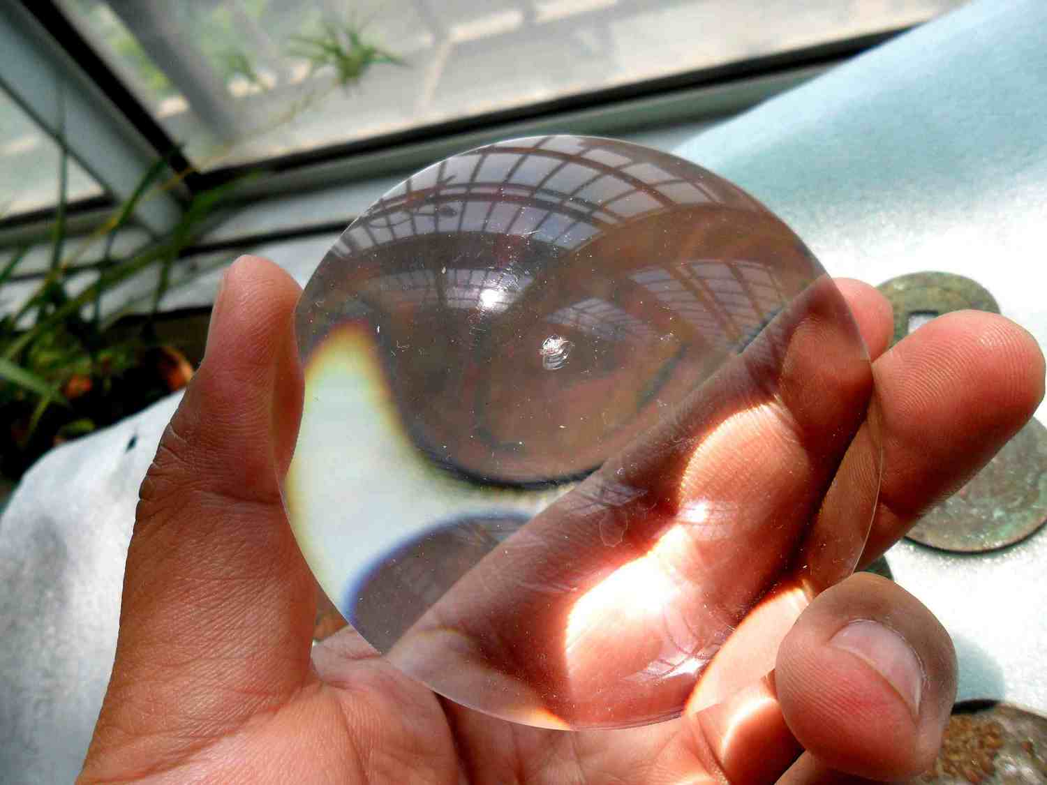 赏玩钱币绝佳宝器 光学玻璃放大镜，专业鉴藏的得力助手